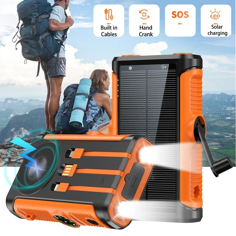Power Bank Tenaga Surya 50000m - Solar Emergency Charger ulasan dan harga